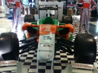 thumbs Force India F1 Car Delhi photo