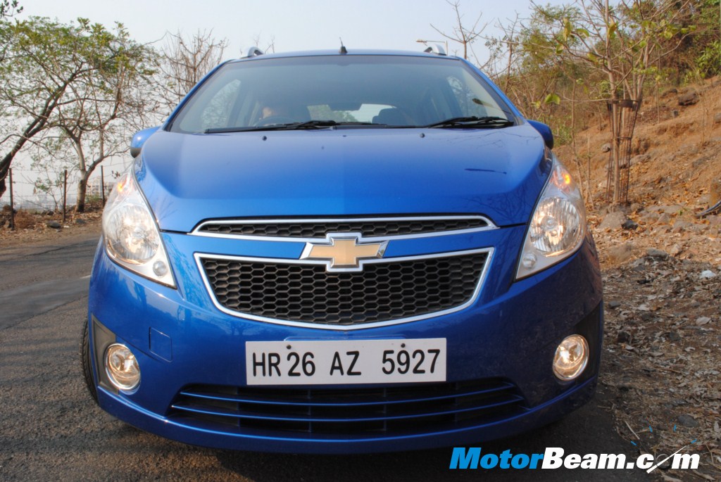 Chevrolet Beat Front Chevrolet Beat Test Drive Review