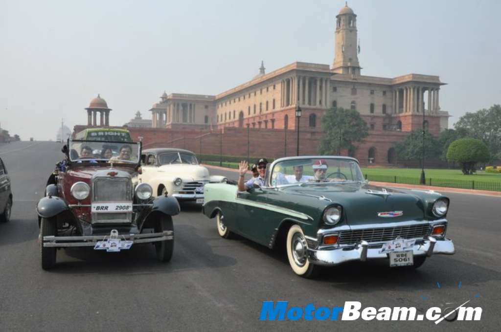 General Motors India flagged off the Chevrolet Vintage Car Drive to 