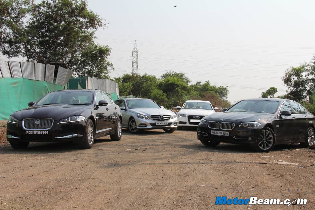 Jaguar xf vs bmw 5 series india #3
