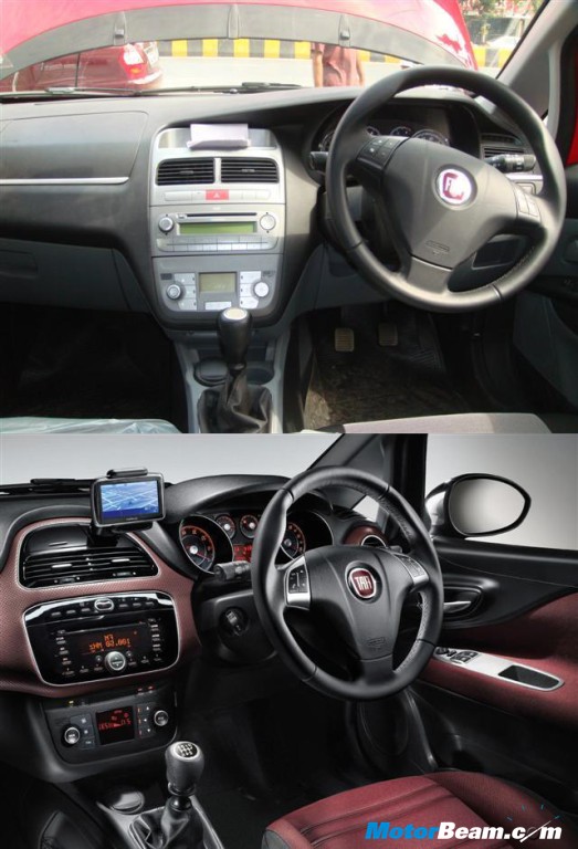 the 2009 Grande Punto Indian version and below is is the 2010 Punto Evo