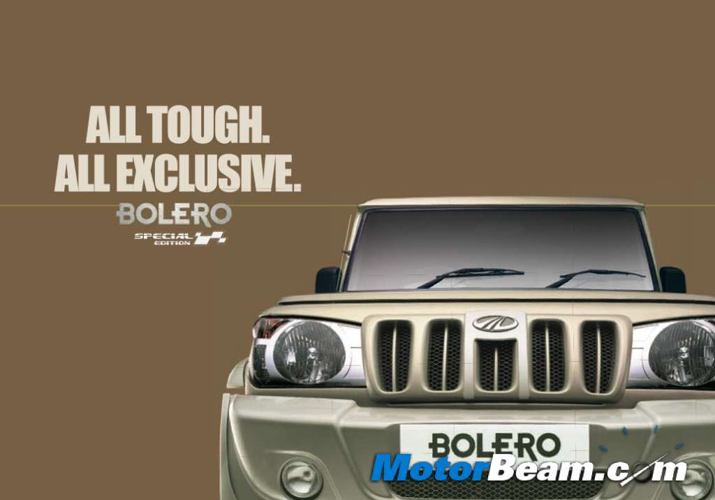 Only 1000 units of the Mahindra Bolero Special Edition will be produced 