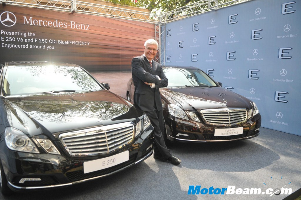  cars at the Auto Expo recently Mercedes Benz has launched the new E250 