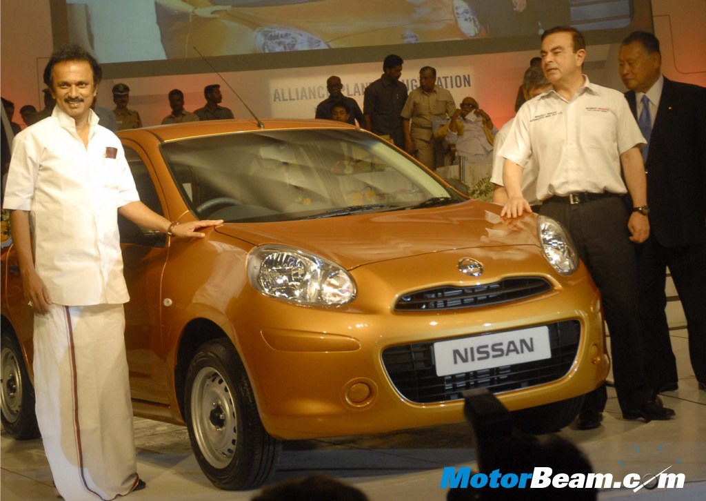 Renault nissan inaugurates vehicle plant in india