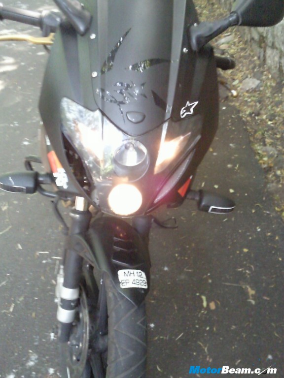 Pulsar Headlight Graphics photo I wont trade my bike for anything else but