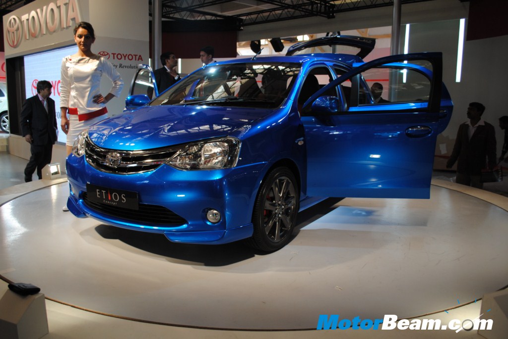 The Etios hatchback, which looks near to production is Toyota's foray into 