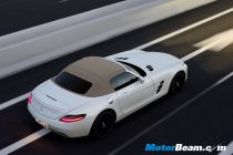 2012 Mercedes Benz SLS AMG Roadster top