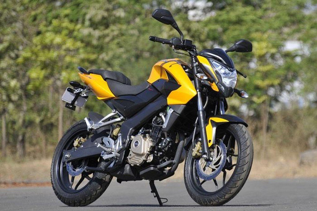 2012 Bajaj Pulsar200NS yellow front