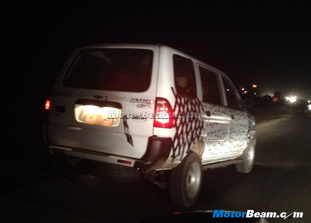 2012 Chevy Tavera Facelift Spied