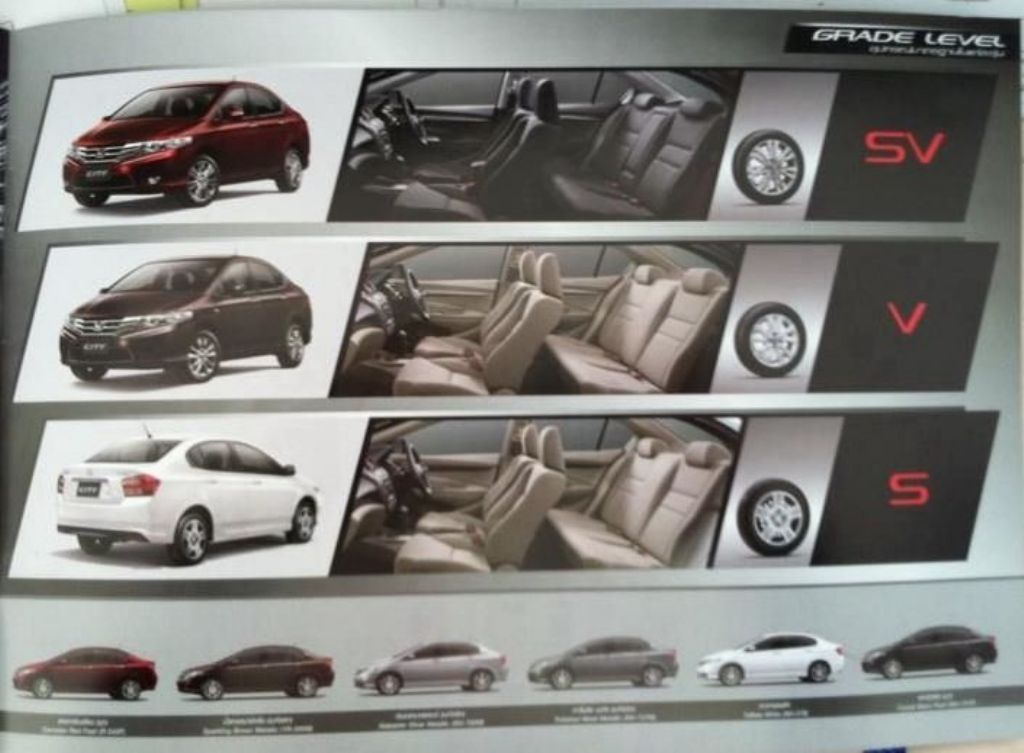 2012 Honda City Facelift Brochure