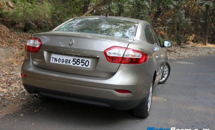 2012 Renault Fluence Rear View