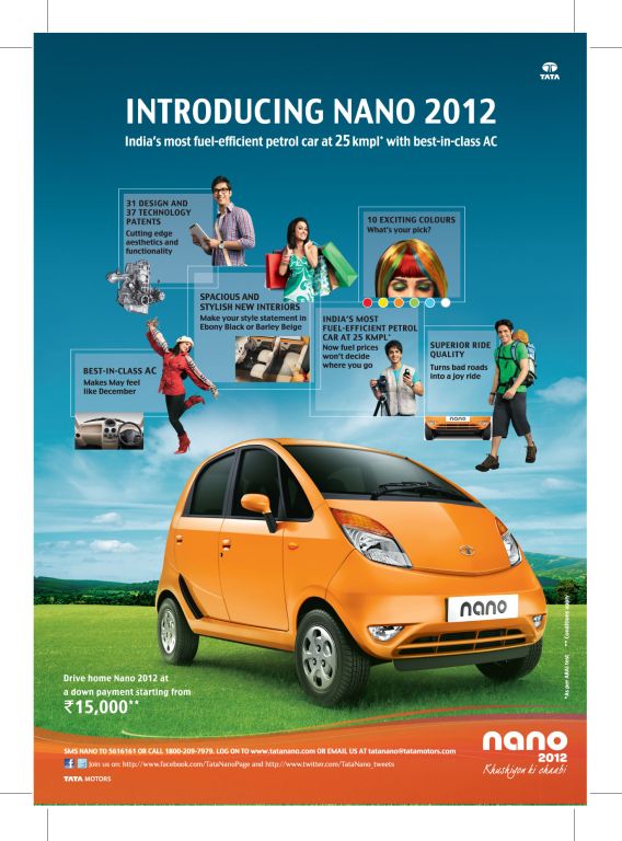 2012 Tata Nano Brochure