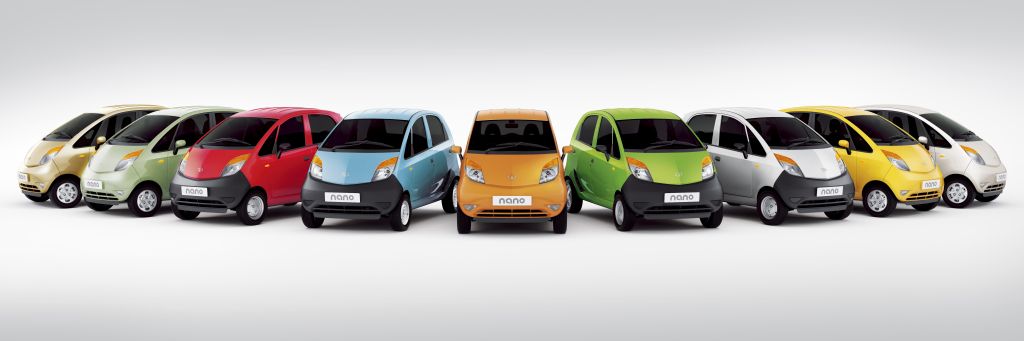 2012 Tata Nano Range