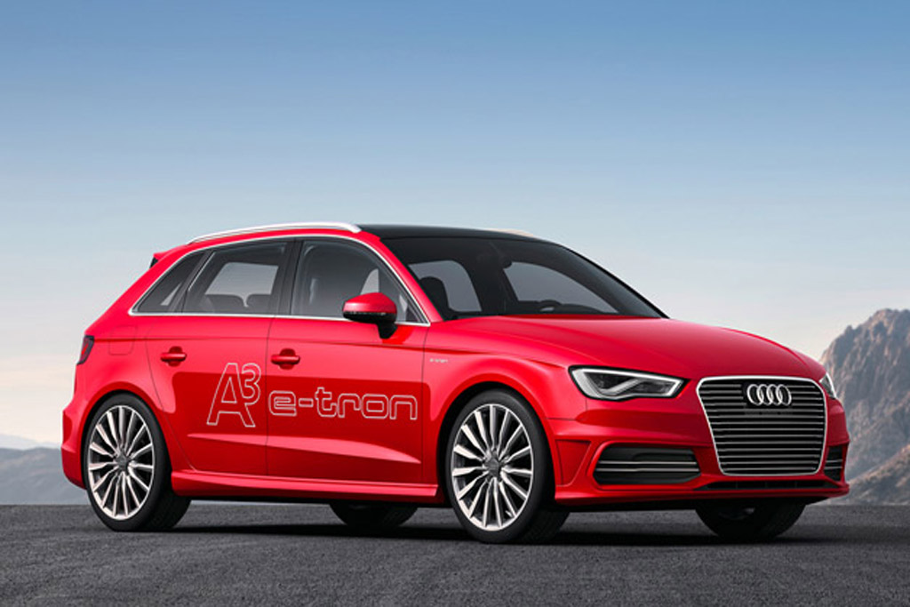 Audi's A3 e-tron plug-in gets a fresh face after one year on the