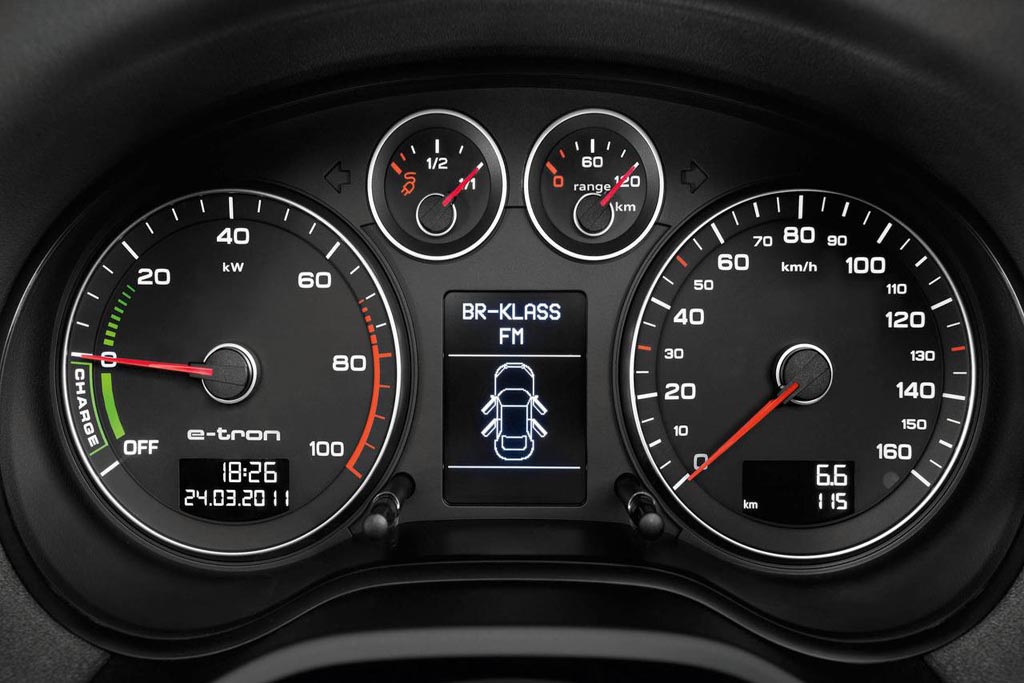 2013 Audi A3 e-tron Instrument