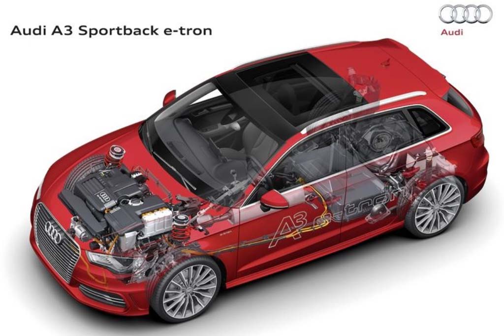 2013 Audi A3 sportback e-tron Chassis