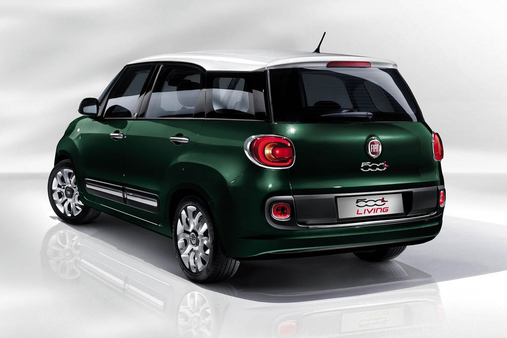 2013 Fiat 500L Living Rear