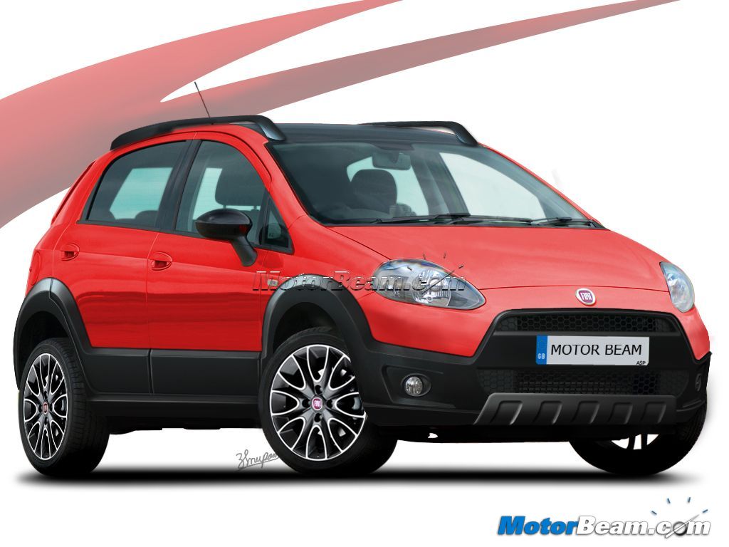 2013 Fiat Grande Punto Crossover Rendered