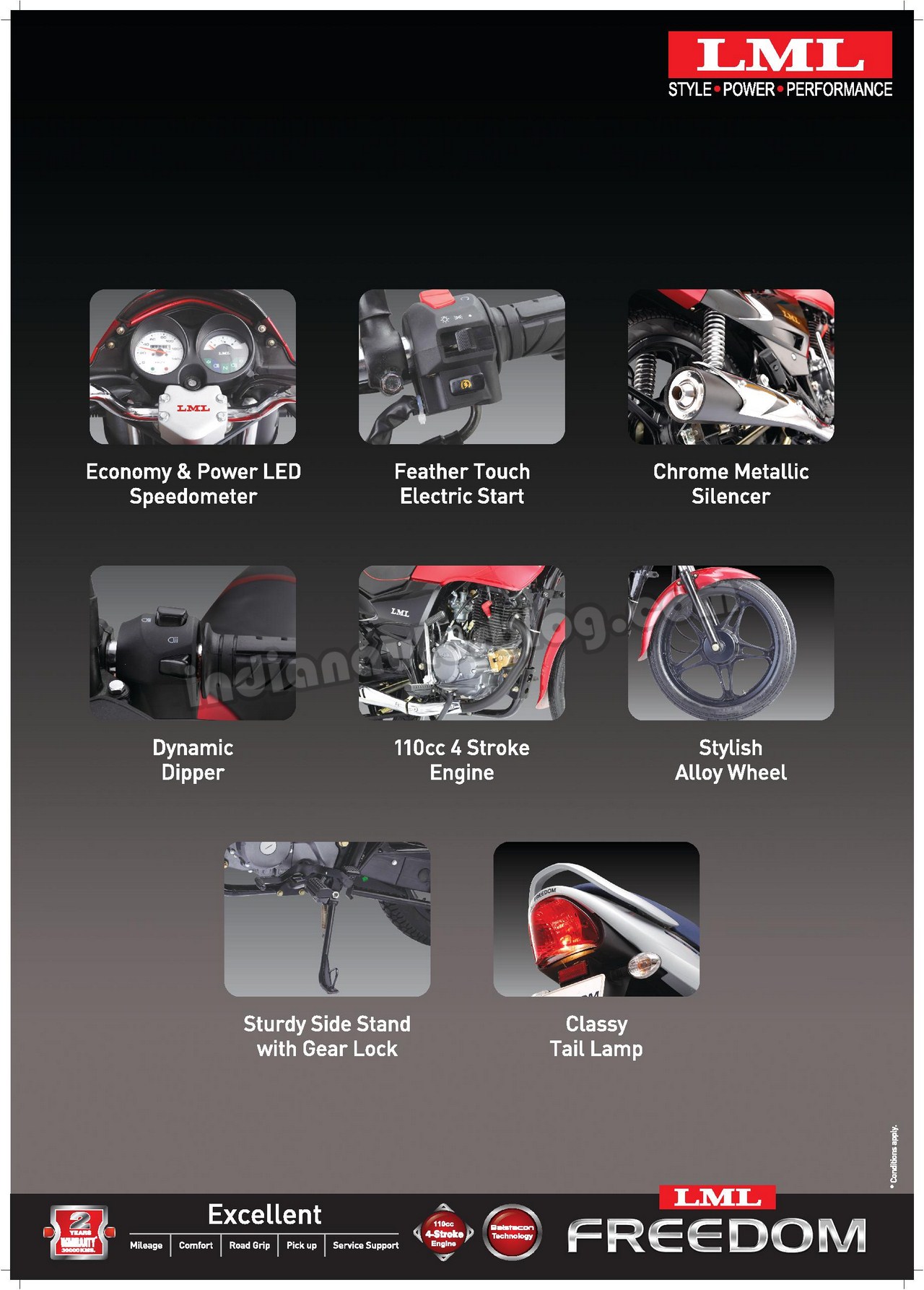 13 Lml Freedom Specifications Price