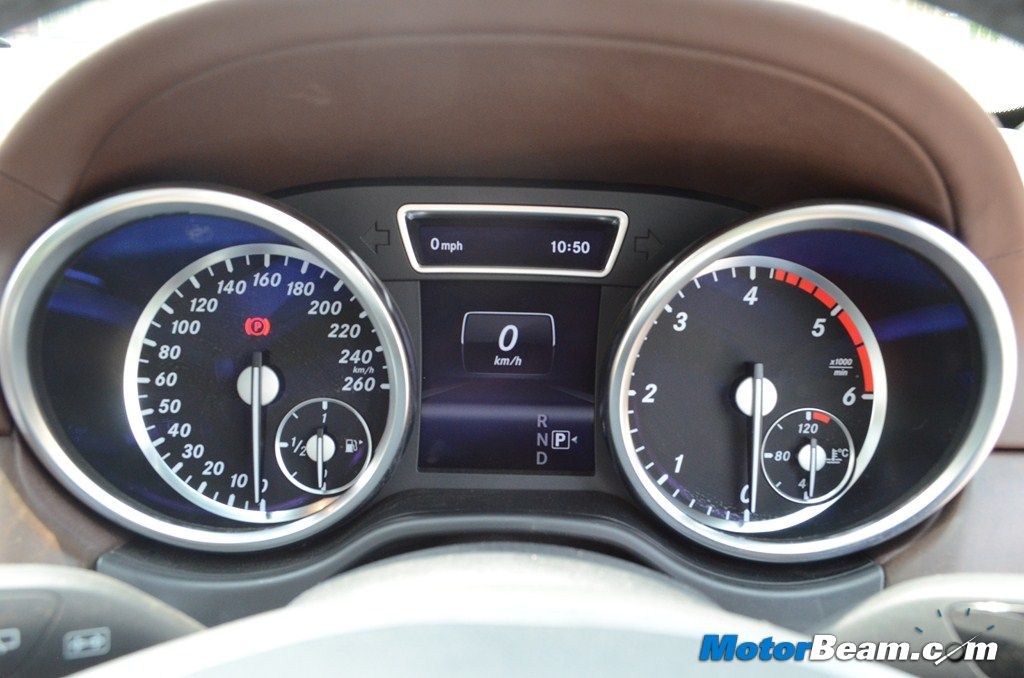 2013 Mercedes GL 350 CDI Info Display