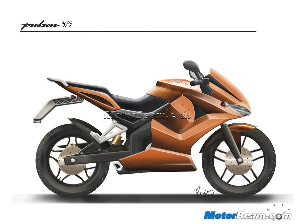 Upcoming Full Faired Pulsar 375 Rendered