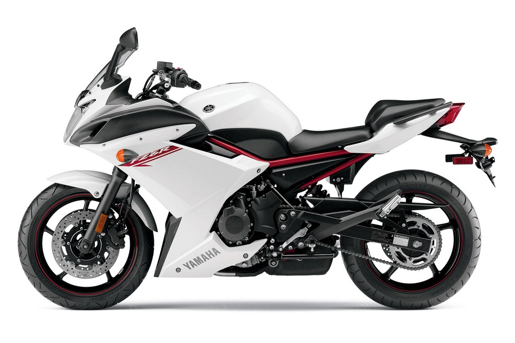 2013 Yamaha FZ6R Side White