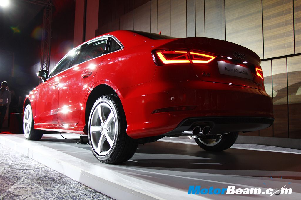 2014 Audi A3 Launch Rear Profile