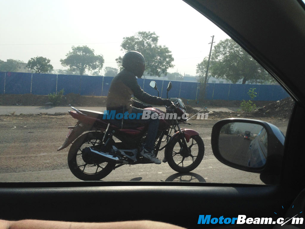 2014 Bajaj Discover 100 Spy Shot