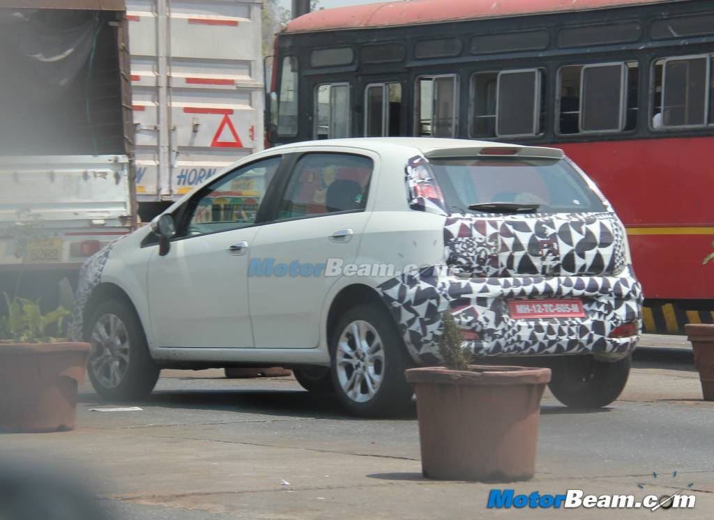 2014 Fiat Punto Facelift Spied