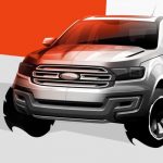 2014 Ford Endeavour Sketch