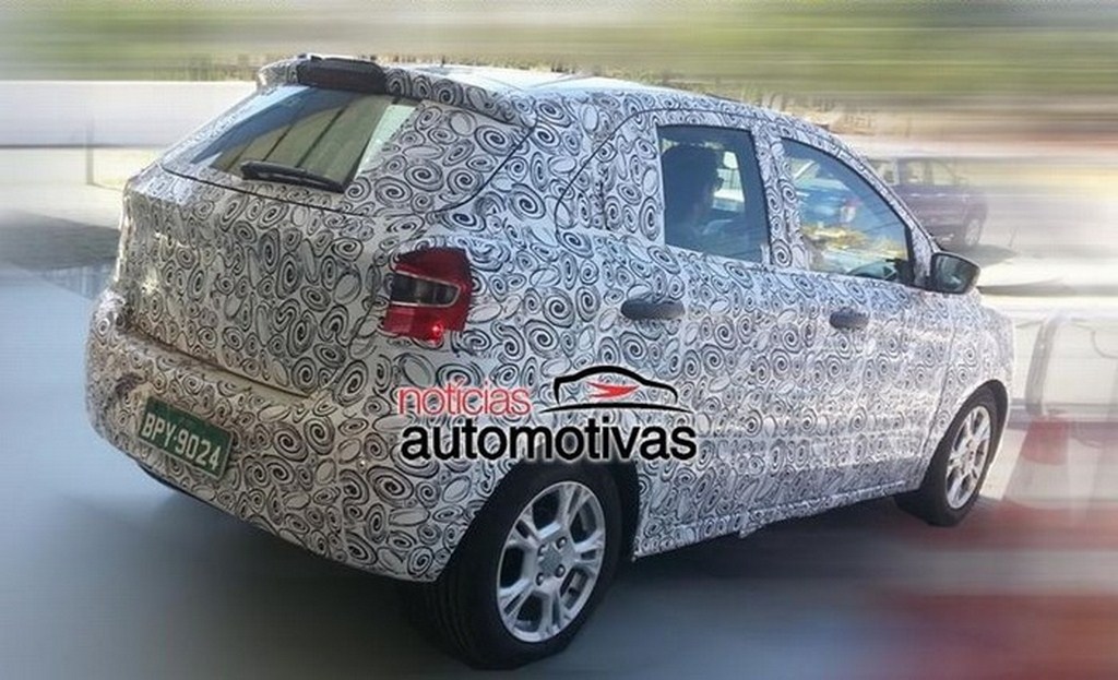 2014 Ford Figo Camouflaged Rear