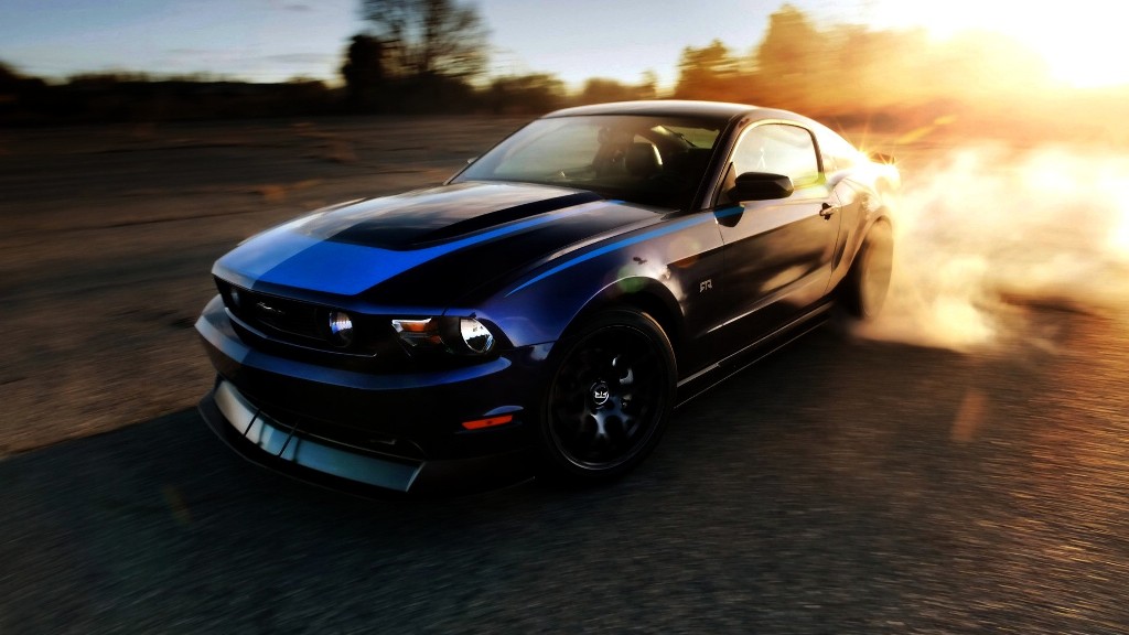 2014 Ford Mustang Burnout