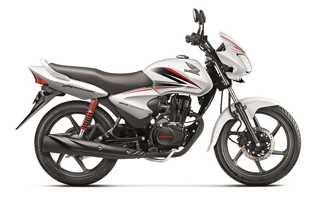 2014 Honda CB Shine DualTone Pearl White