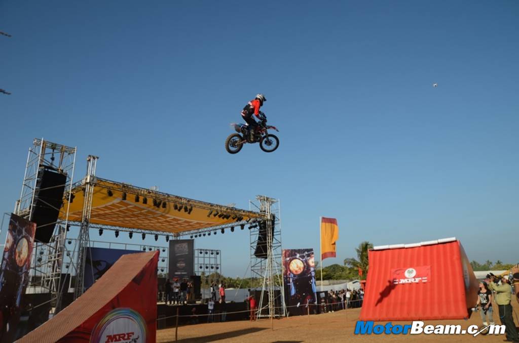 2014 India Bike Week Stunts