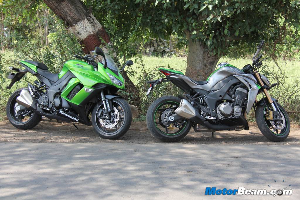2014 Kawasaki Ninja 1000 vs Z1000 2014 Kawasaki Ninja 1000 vs Z1000