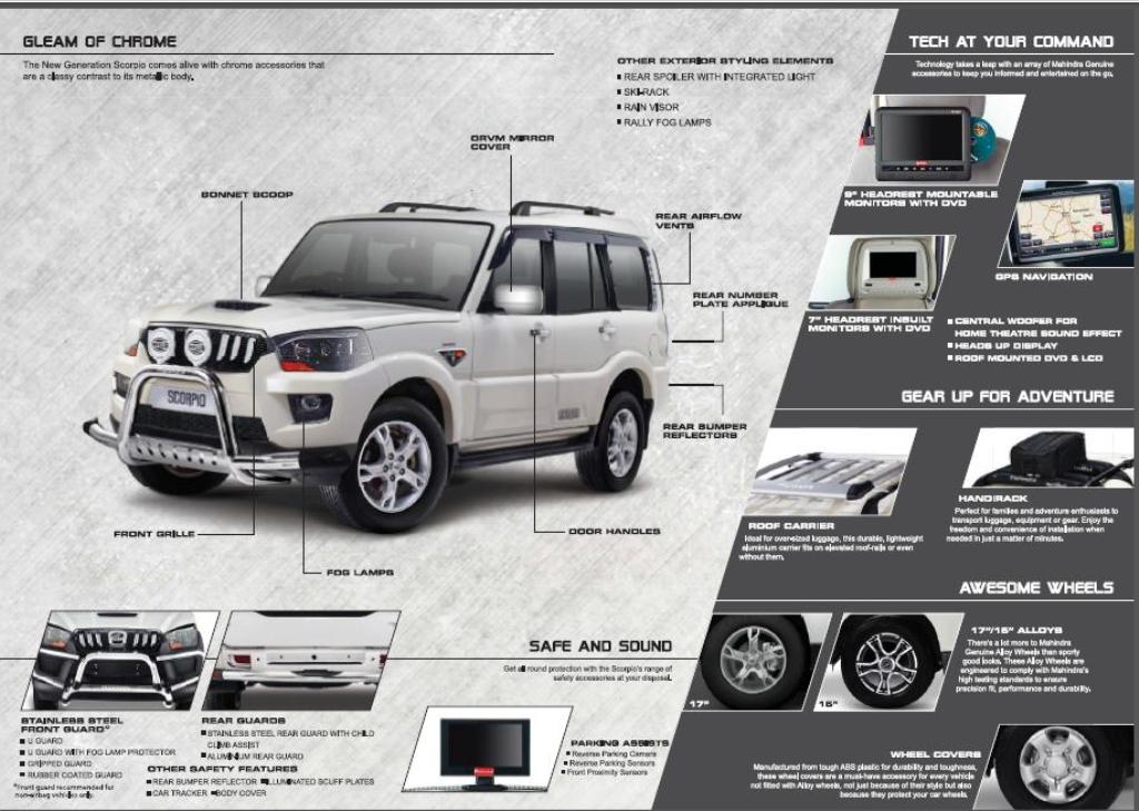 2014 Mahindra Scorpio Accessories Brochure