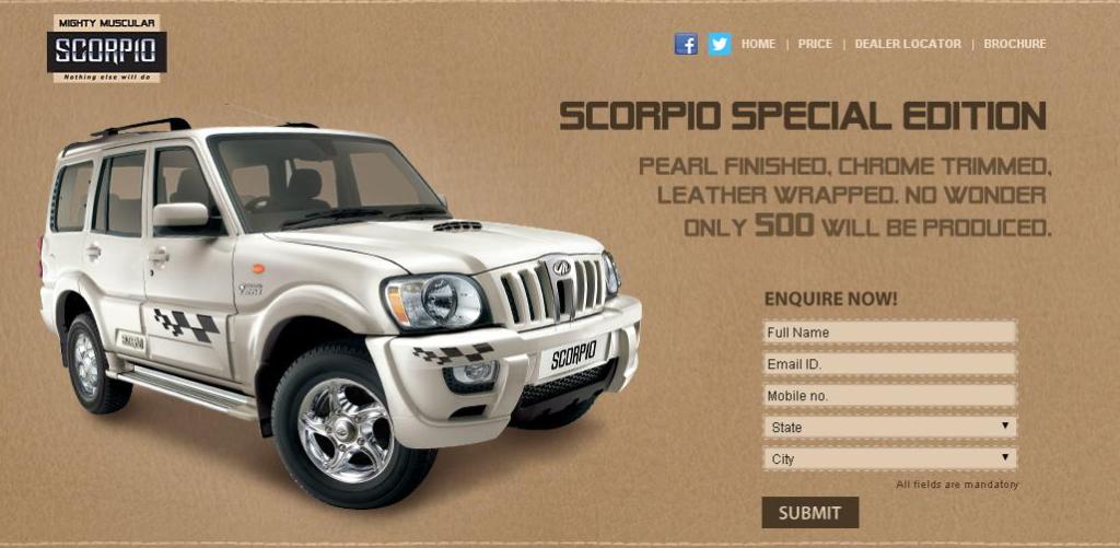 2014 Mahindra Scorpio Limited Edition-