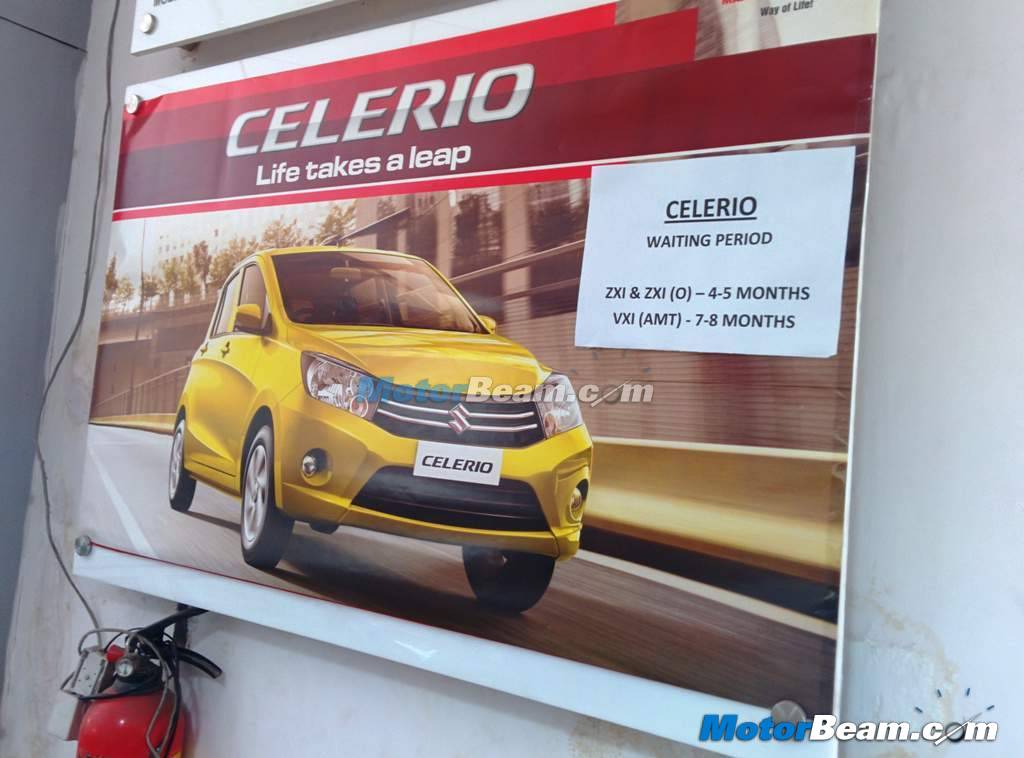 2014 Maruti Celerio Waiting Period