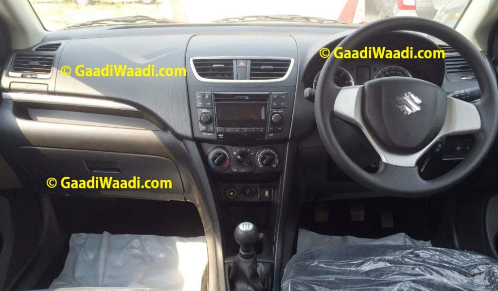 2014 Maruti Swift Facelift Spied Interior