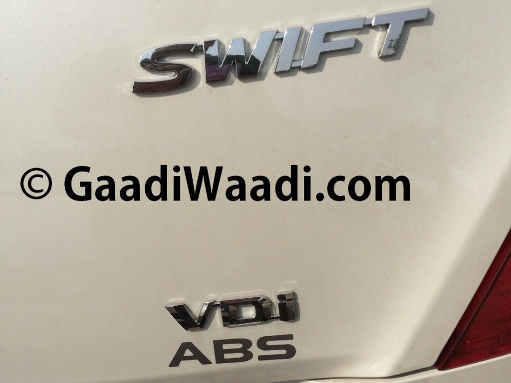 2014 Maruti Swift Facelift Variant Details