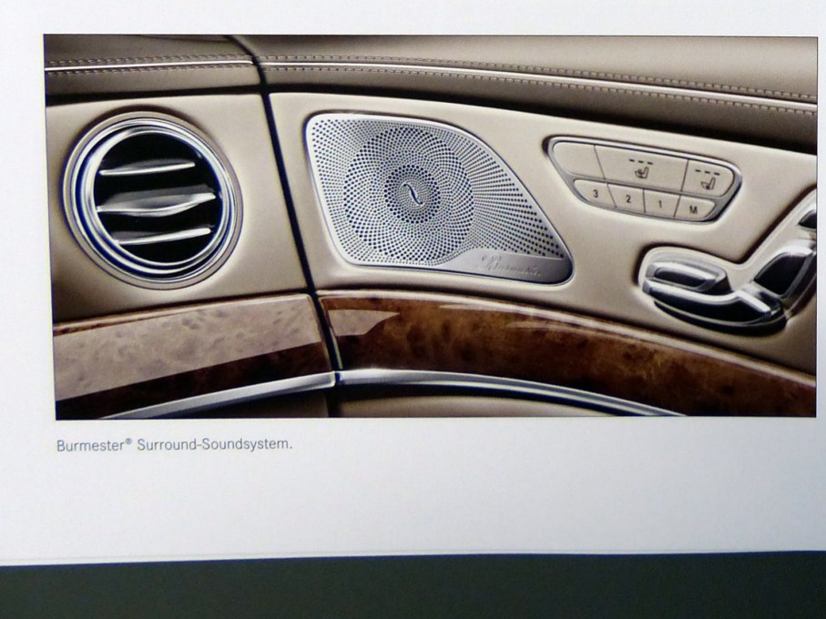 2014 Mercedes-Benz S-Class Brochure Burmester Surround Sound System