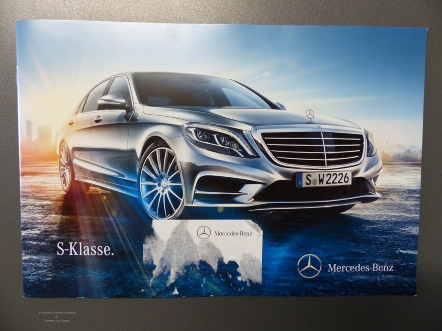 2014 Mercedes-Benz S-Class Brochure Front