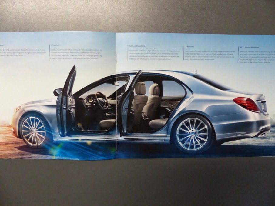 2014 Mercedes-Benz S-Class Brochure Side Details