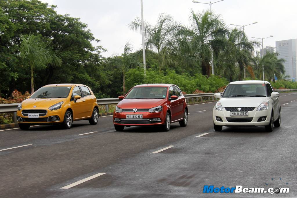 2014 Polo vs Swift vs Punto Evo