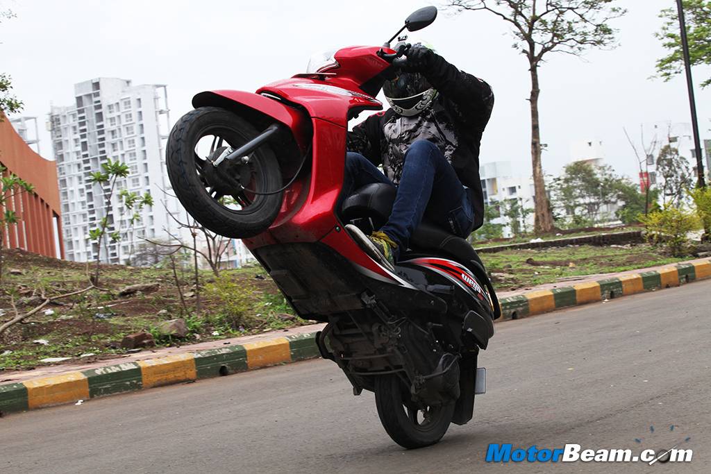 2014 TVS Wego Wheelie