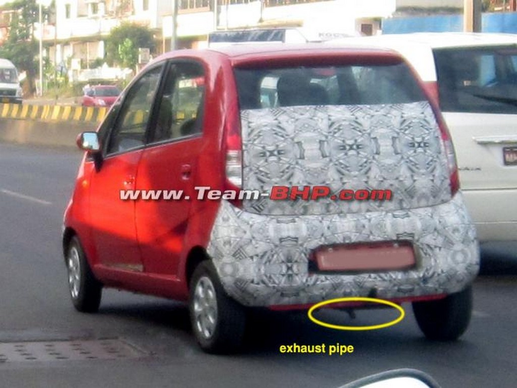 2014 Tata Nano Spied Rear