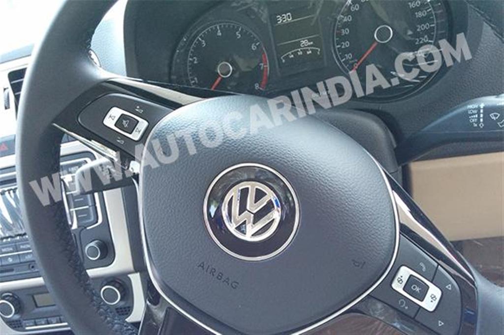 2014 Volkswagen Polo Facelift Steering Wheel