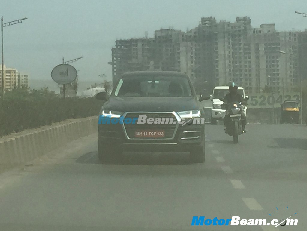 2015 Audi Q7 Front Spied