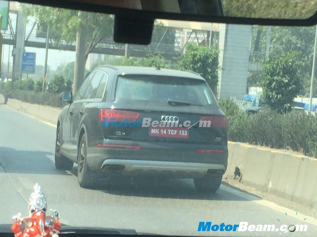 2015 Audi Q7 Rear Spied