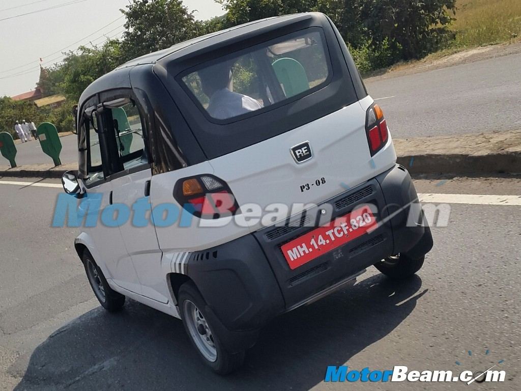 2015 Bajaj RE60 Spied Lonavala Rear